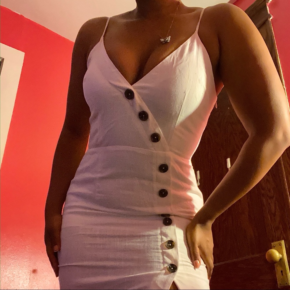 Linen Midi Dress